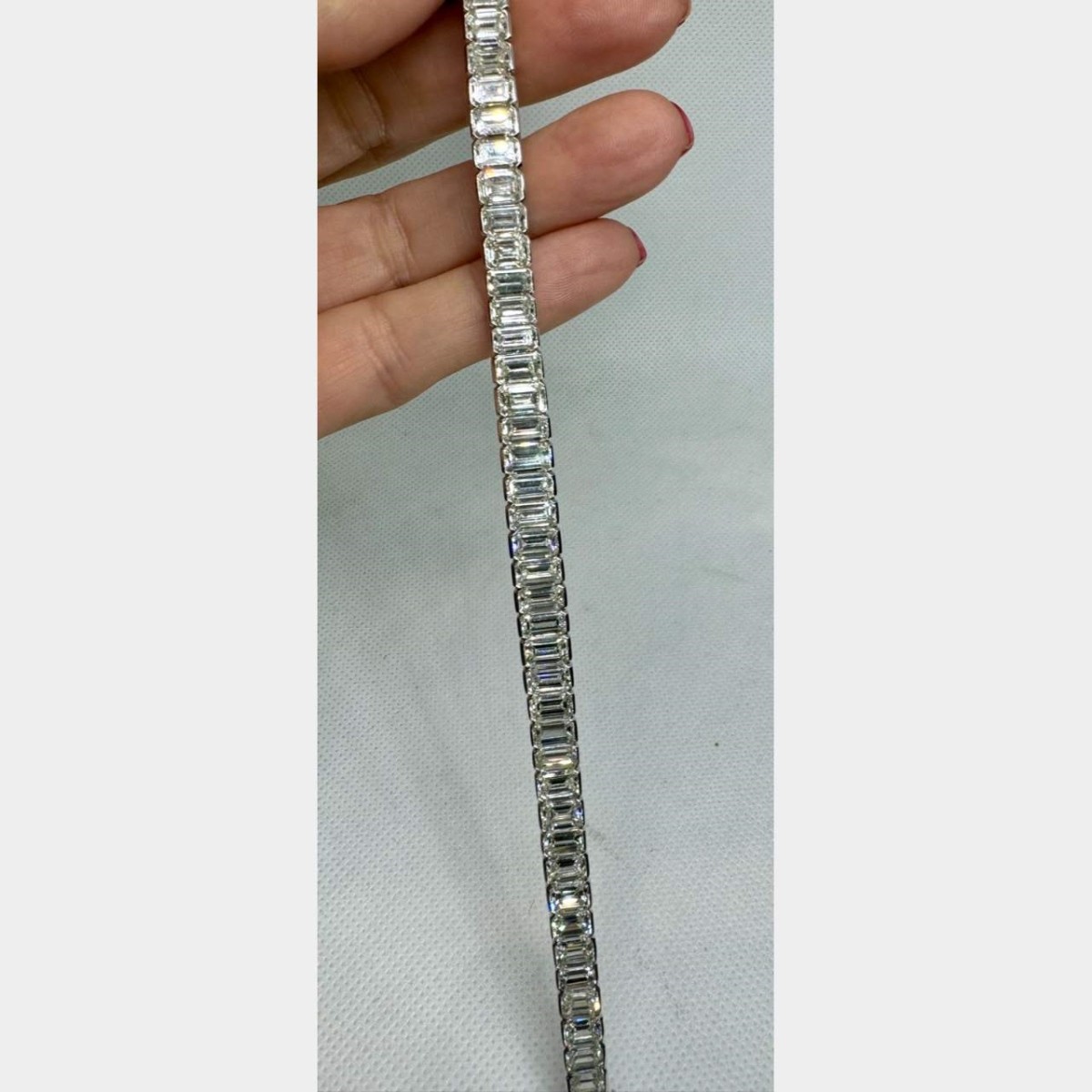 Diamond and Platinum Bracelet