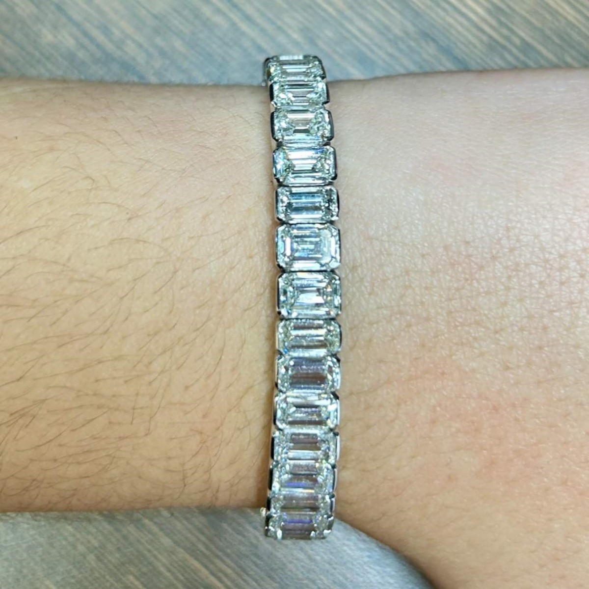 Diamond and Platinum Bracelet