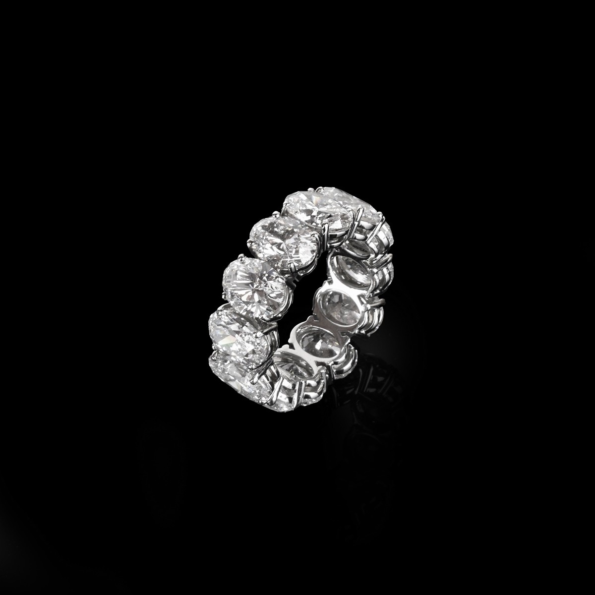 GIA Diamond and Platinum Eternity Band