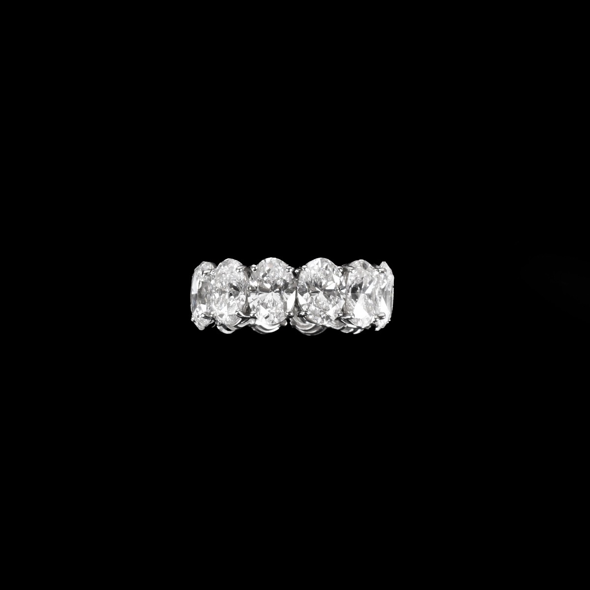 GIA Diamond and Platinum Eternity Band