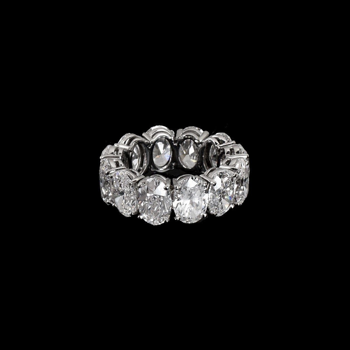 GIA Diamond and Platinum Eternity Band