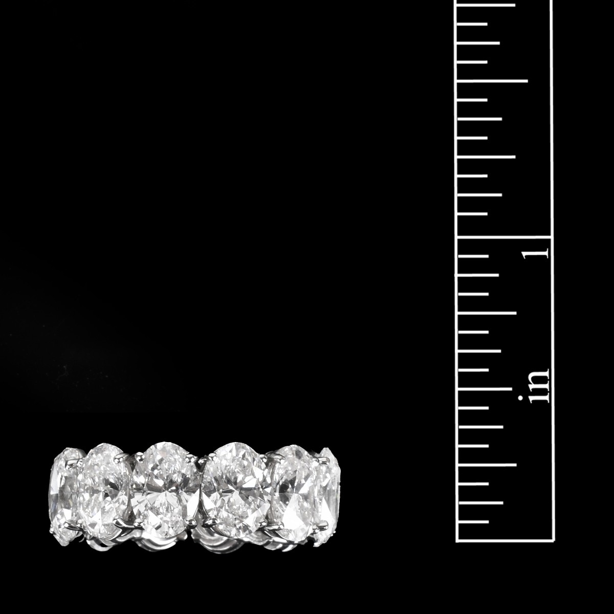 GIA Diamond and Platinum Eternity Band