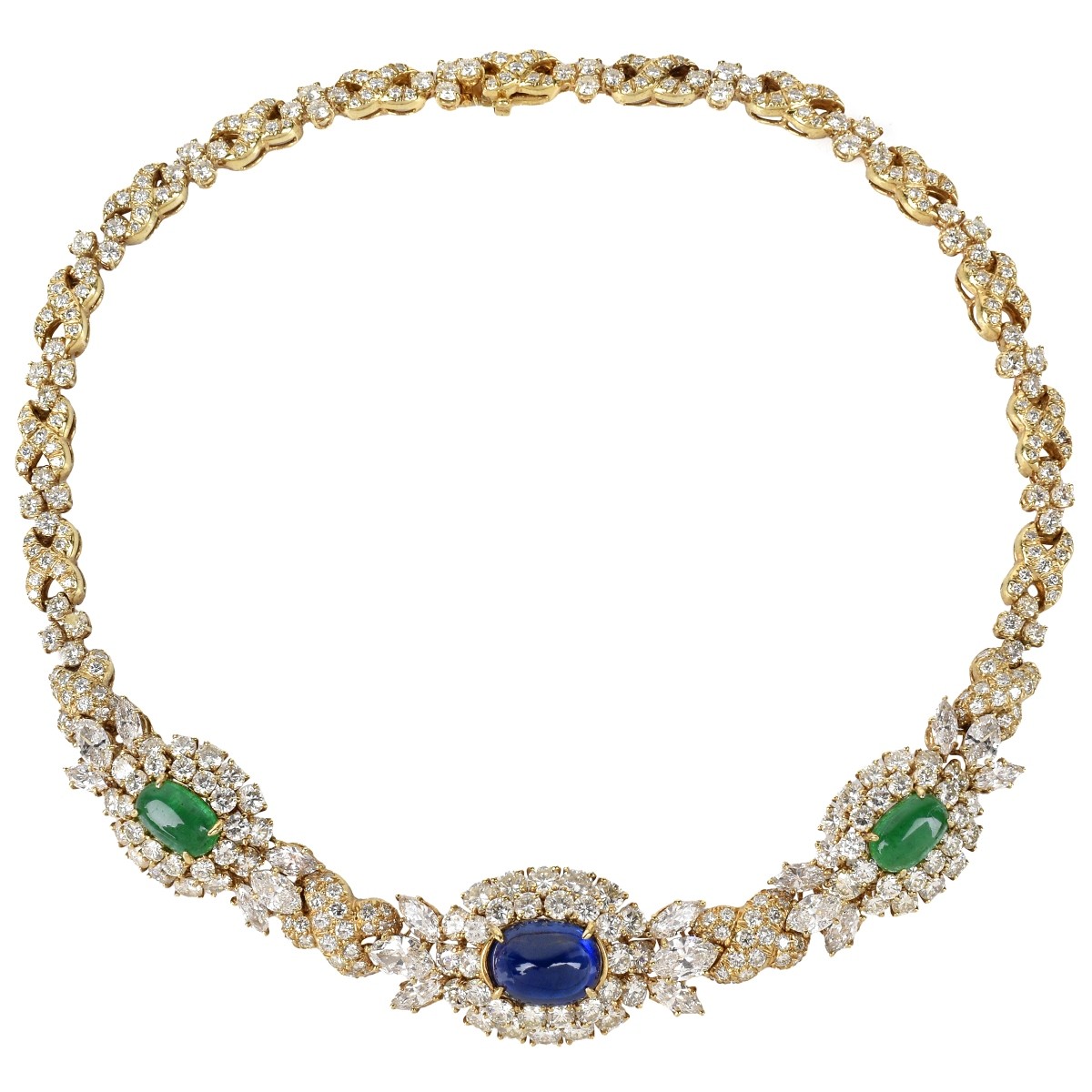 Harry Winston Gemstone & Diamond Necklace