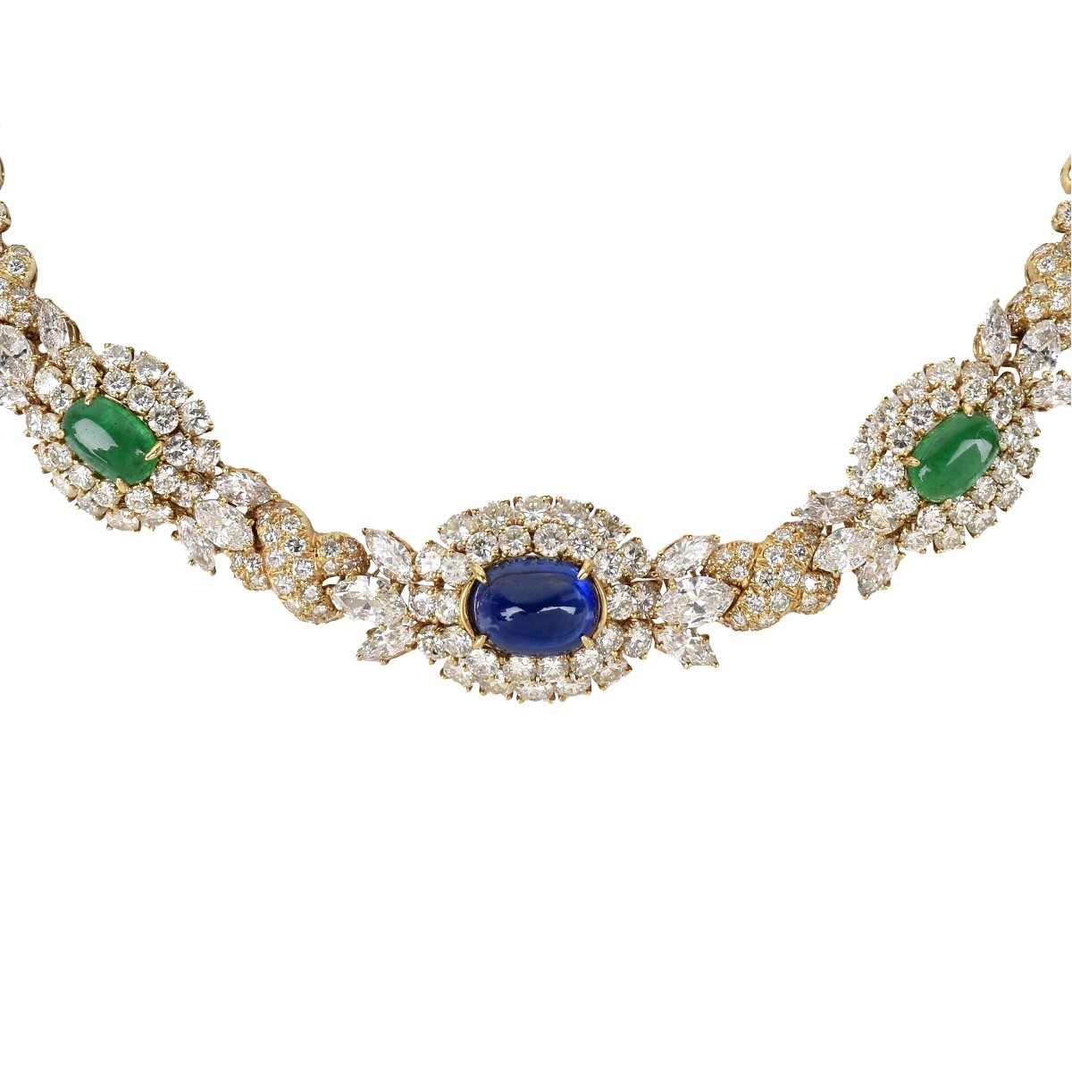 Harry Winston Gemstone & Diamond Necklace