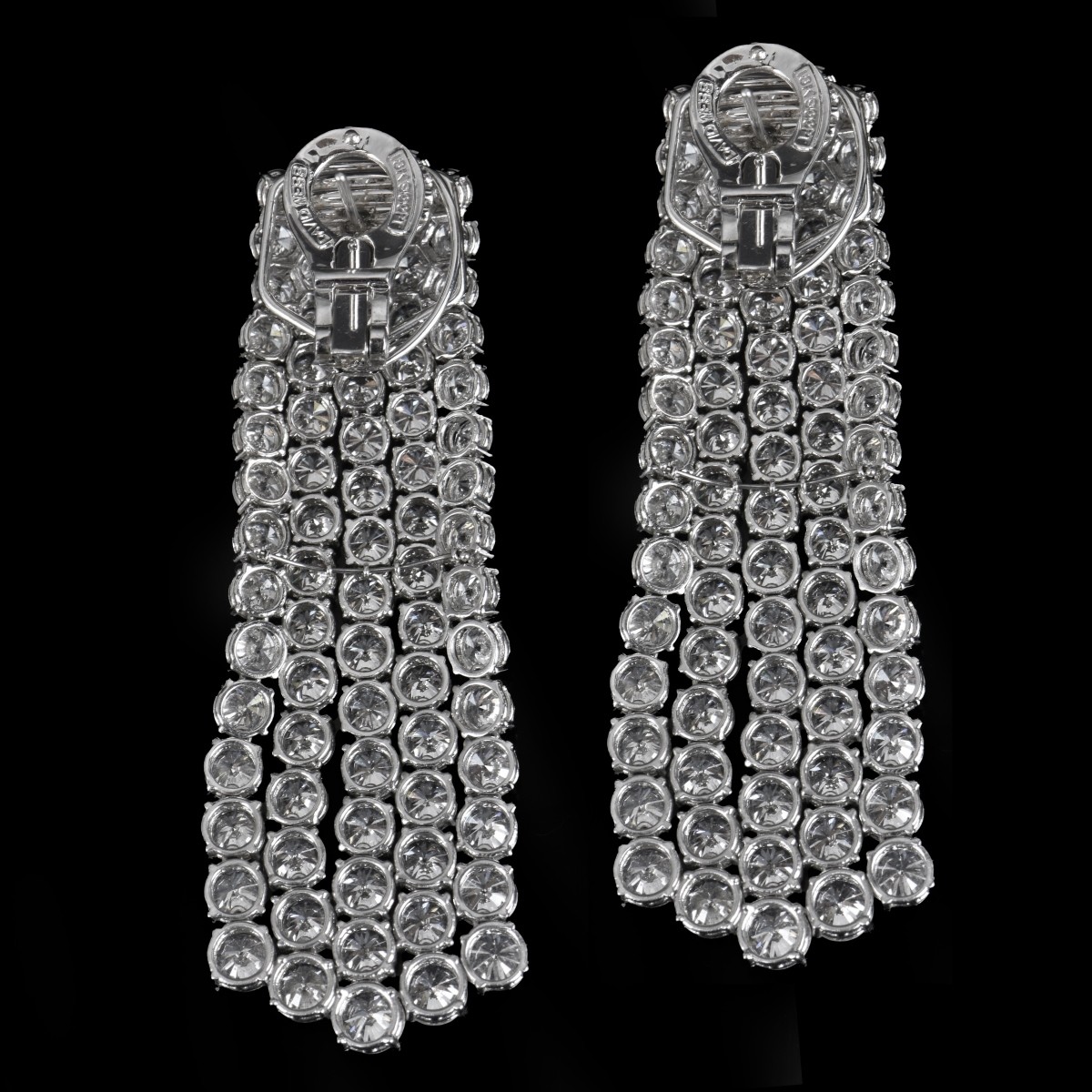 David Webb Diamond Earrings