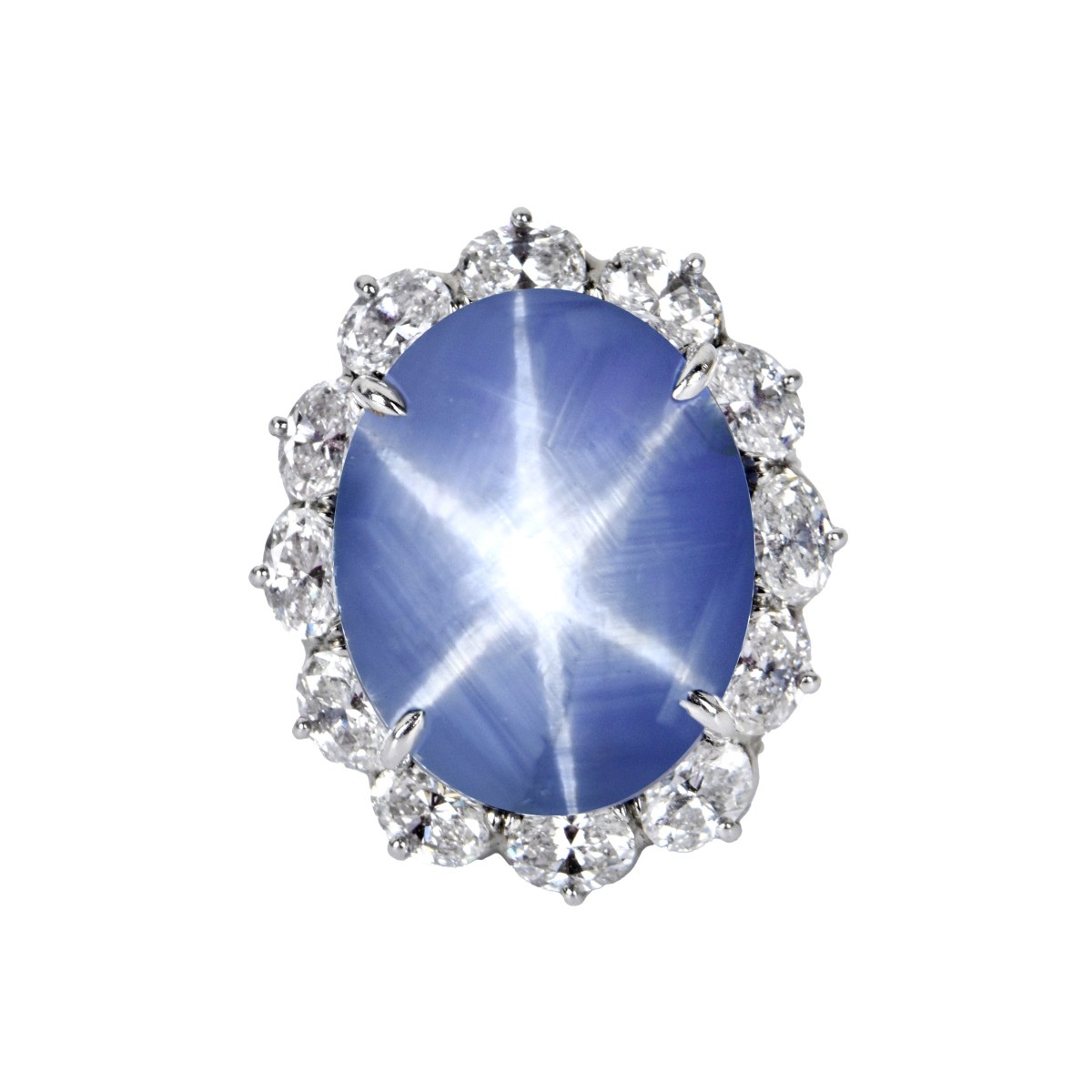 Oscar Heyman Sapphire & Diamond Ring