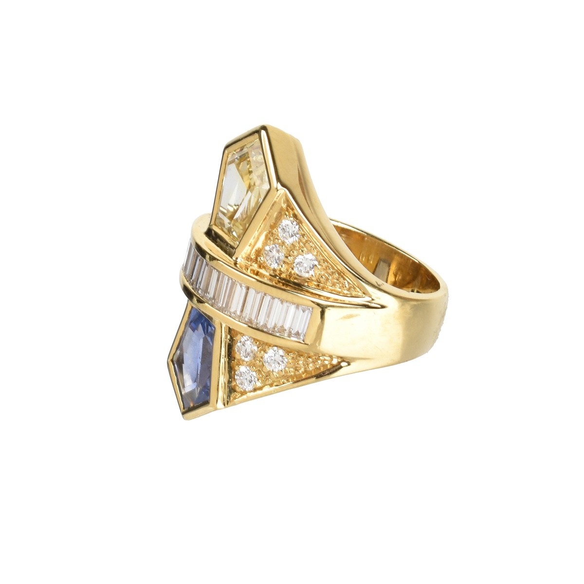 Meister Gemstone and 18K Ring