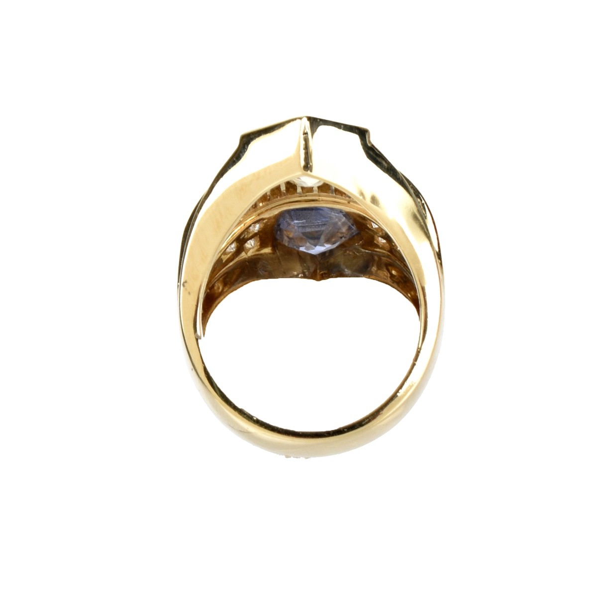 Meister Gemstone and 18K Ring