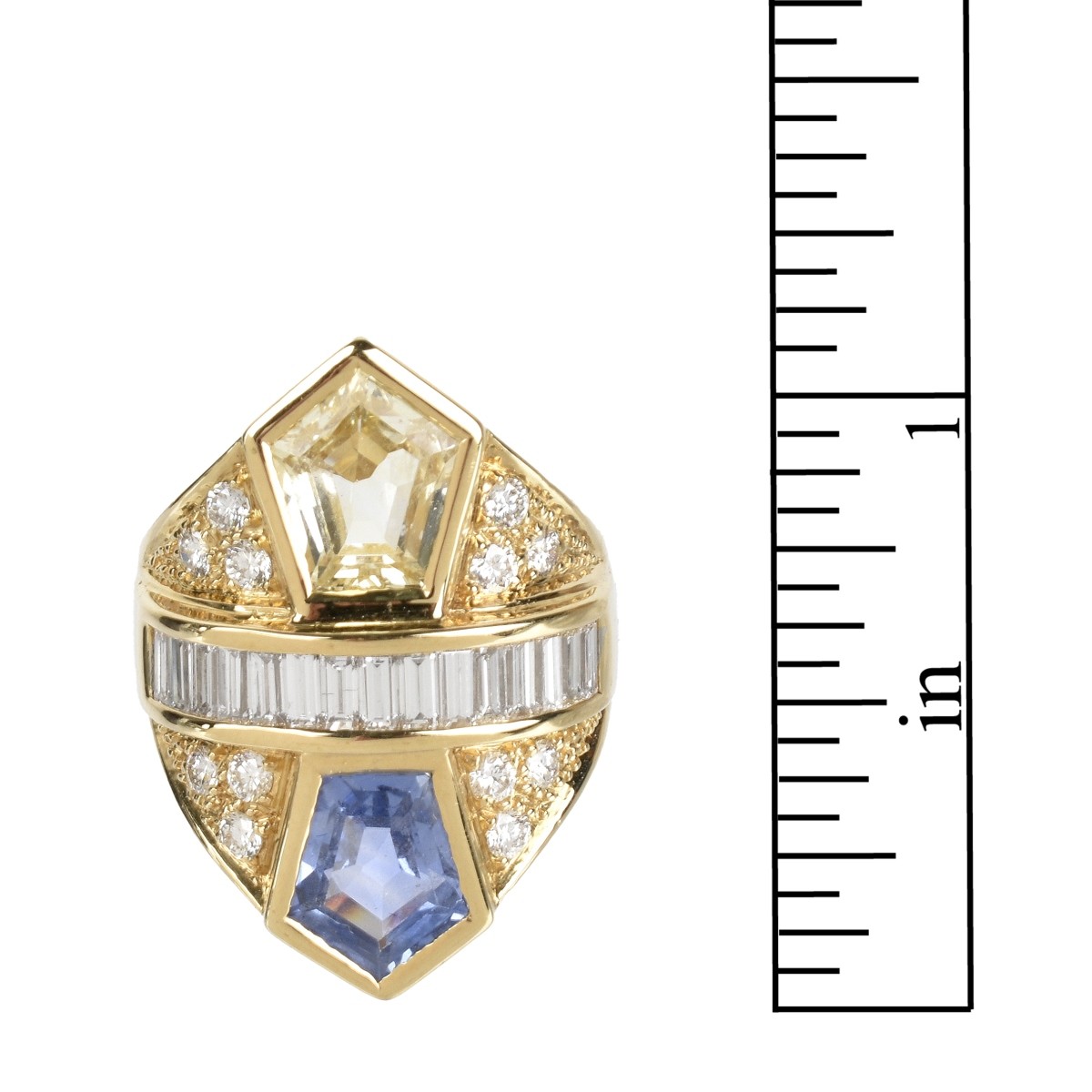 Meister Gemstone and 18K Ring