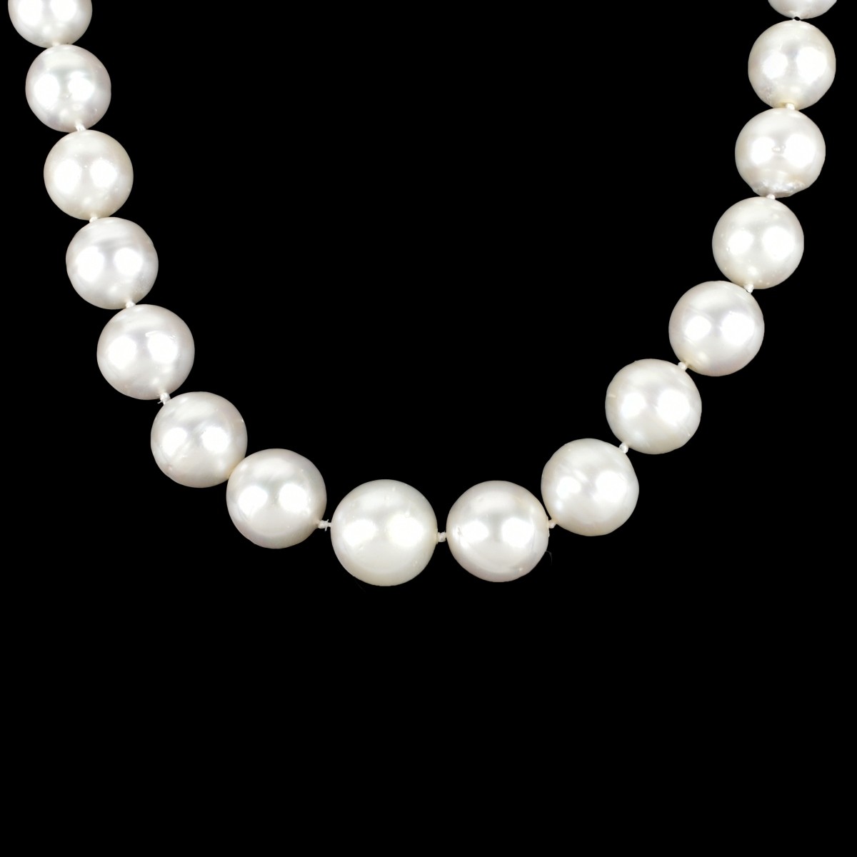 Pearl, Diamond and 14K Necklace