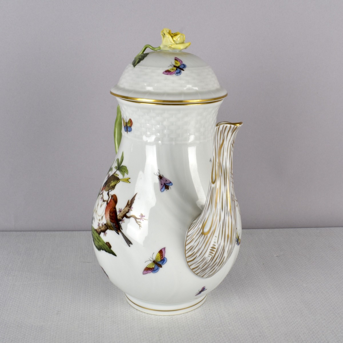 Herend "Rothschild Bird " Coffee Pot