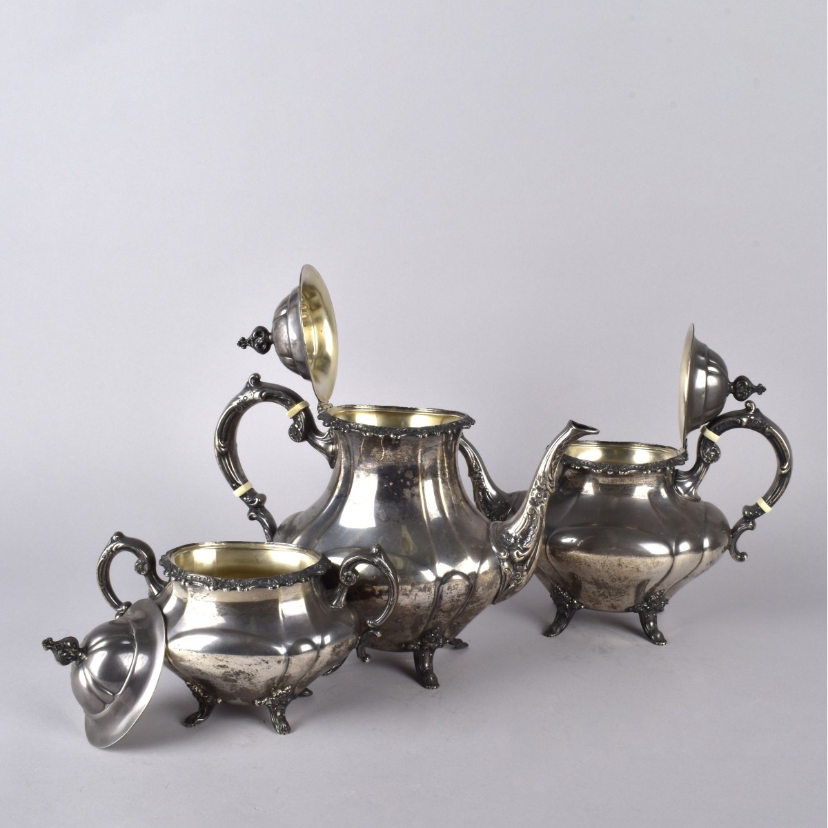 Reed and Barton "Georgian Rose" Tea/Coffee Service