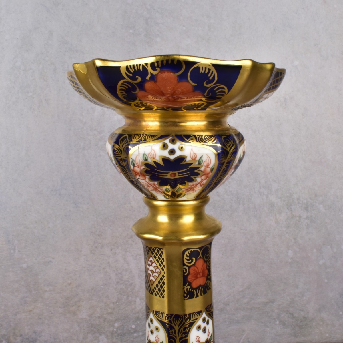 Royal Crown Derby Imari Candlesticks