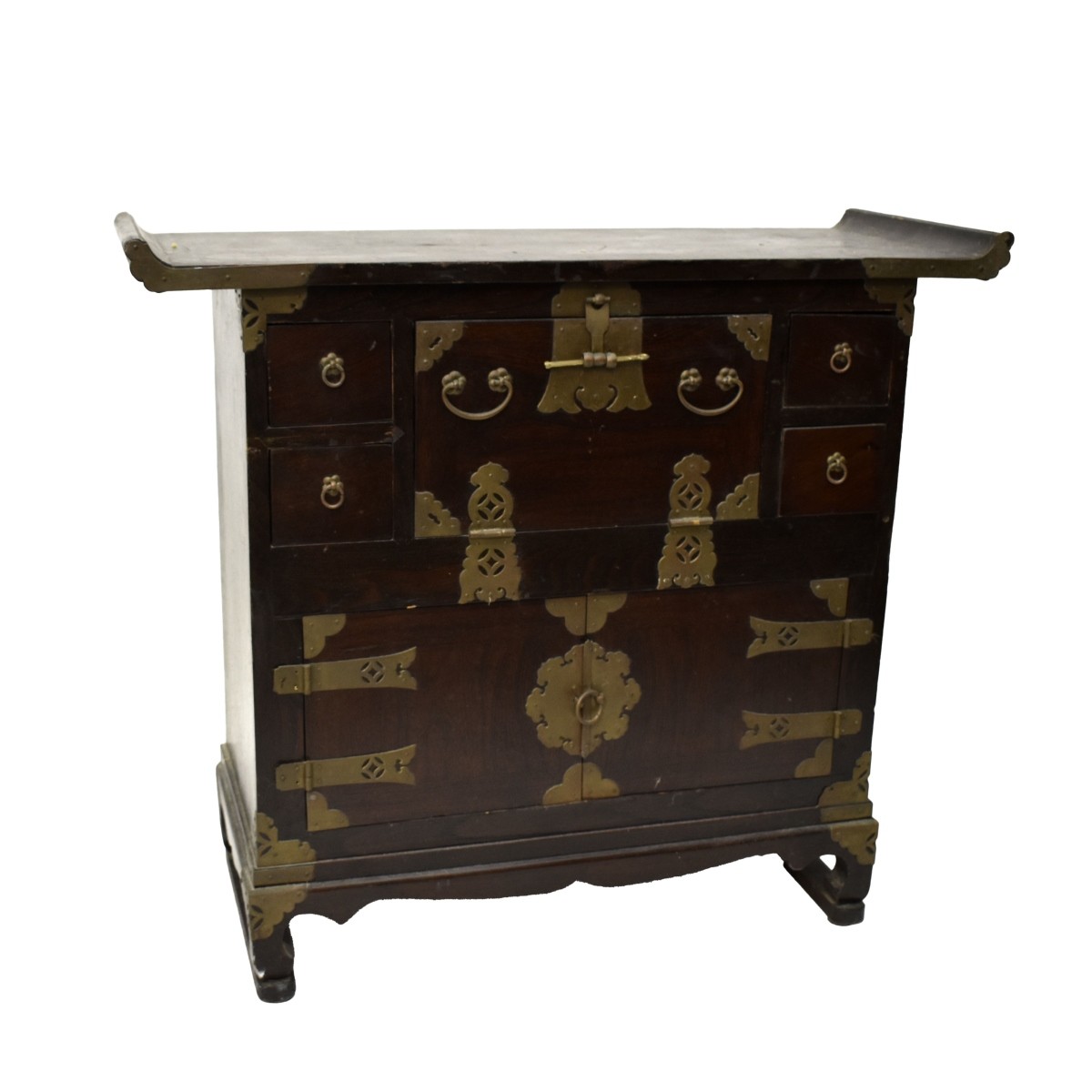 Small Chinese Pagoda Style Cabinet