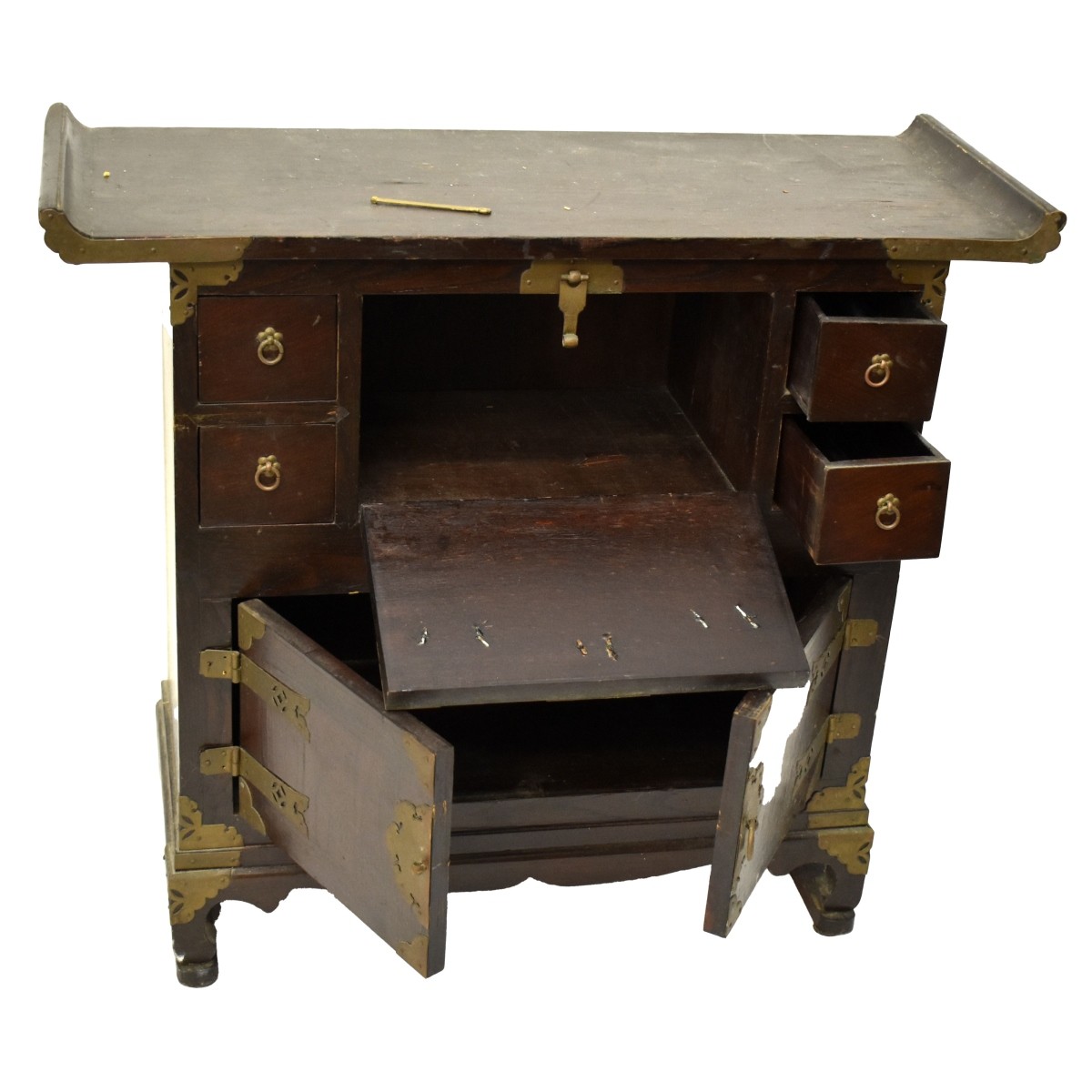 Small Chinese Pagoda Style Cabinet