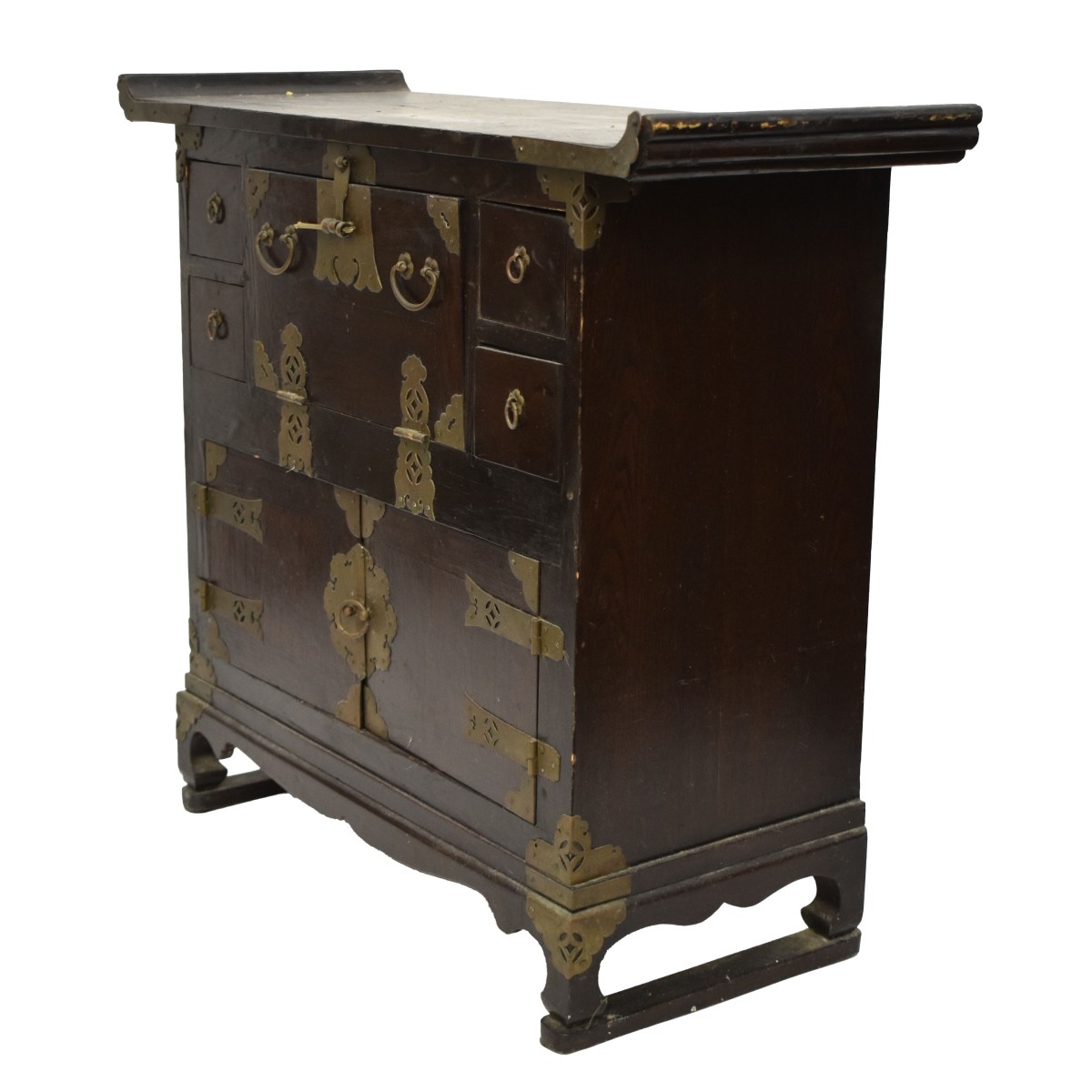 Small Chinese Pagoda Style Cabinet