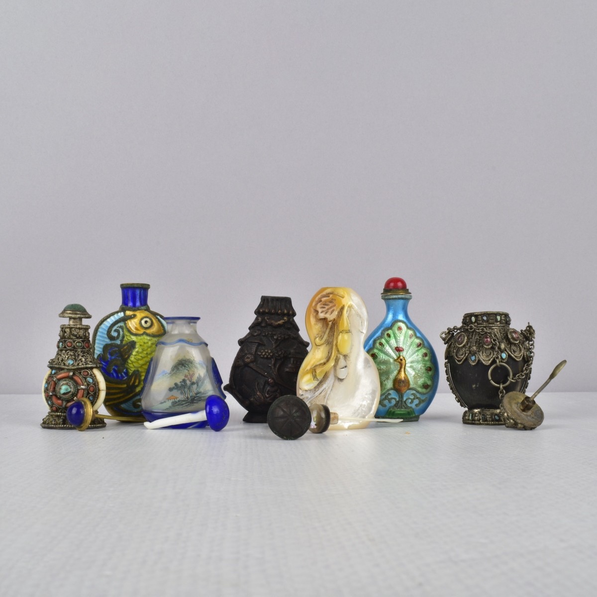 Collection Asian Snuff Bottles