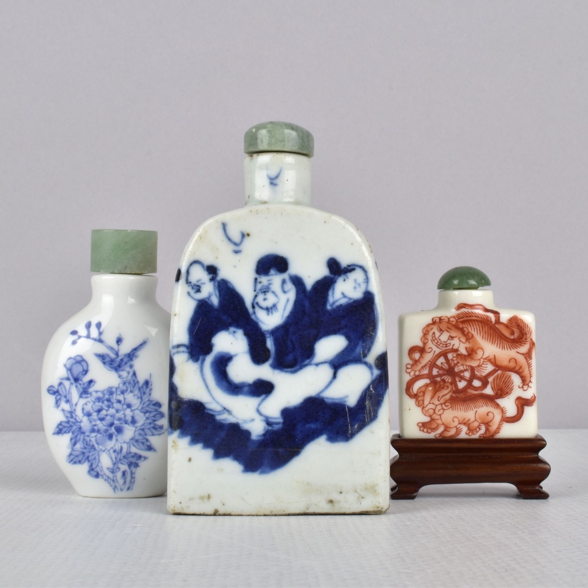 Three Chinese Snuff Bottles