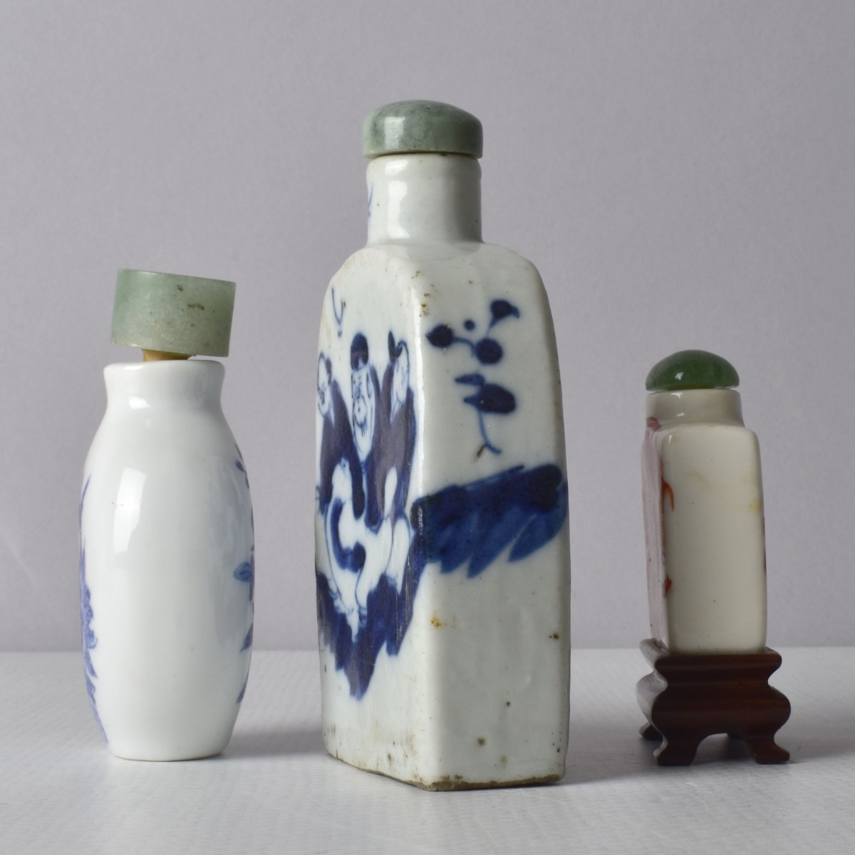 Three Chinese Snuff Bottles