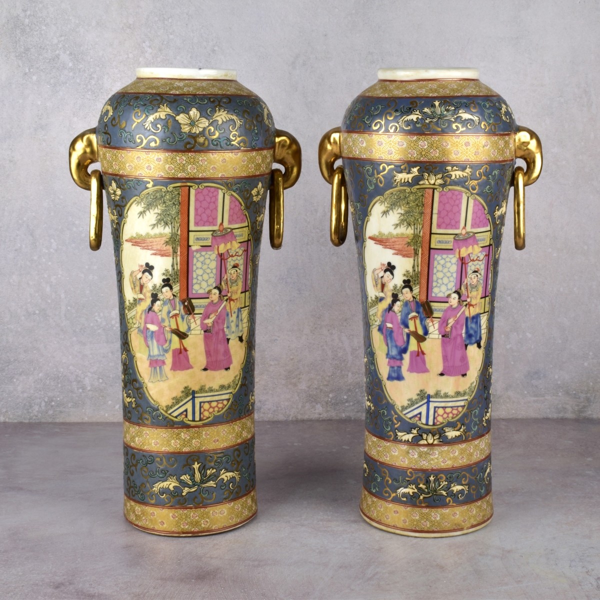 Pair of Chinese Modern Vases