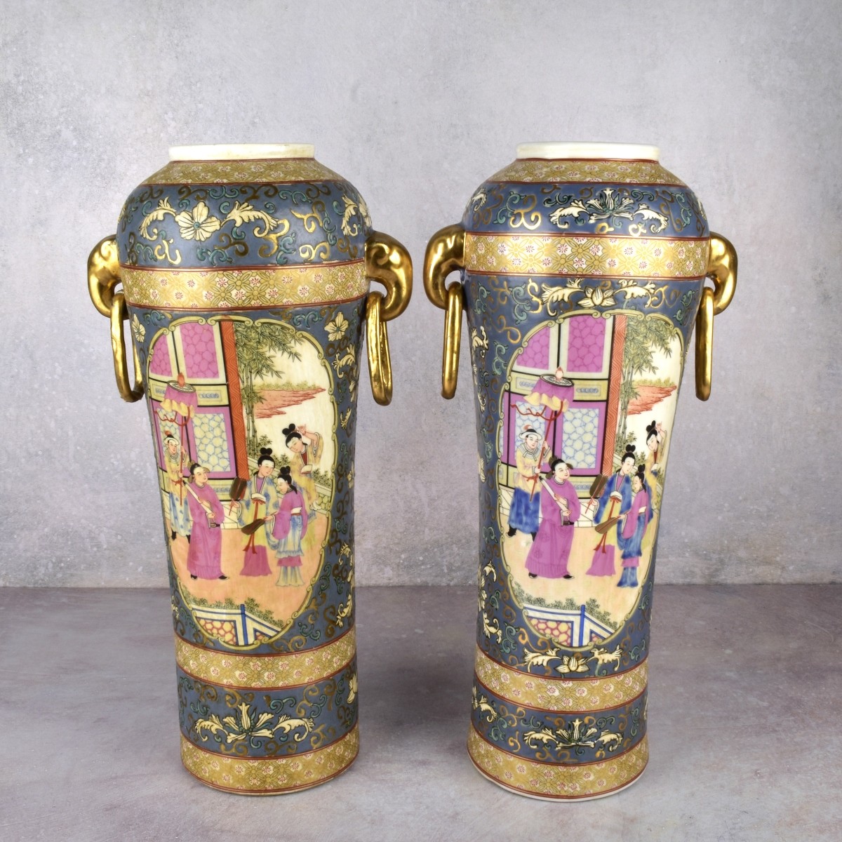 Pair of Chinese Modern Vases