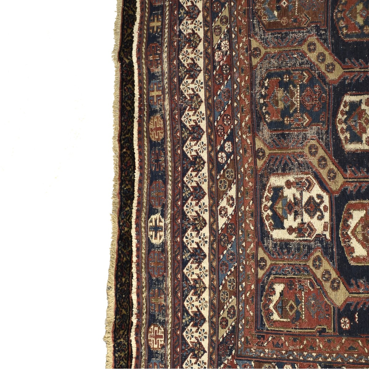 Semi-Antique Persian Shiraz Wool Rug