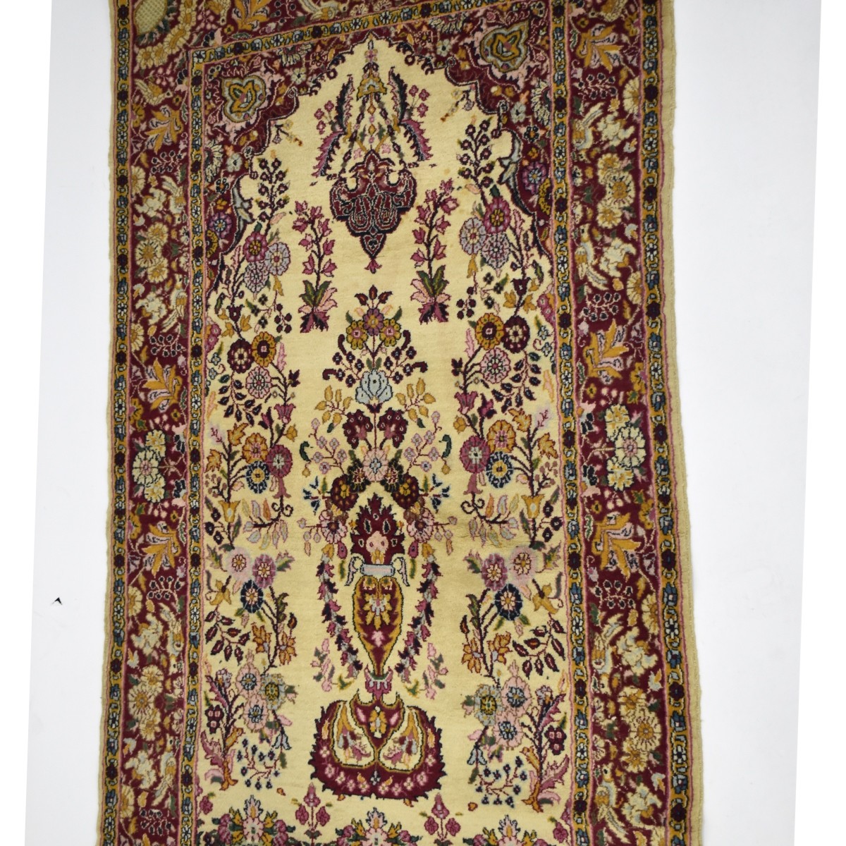 Semi-Antique Kashmir Wool Runner