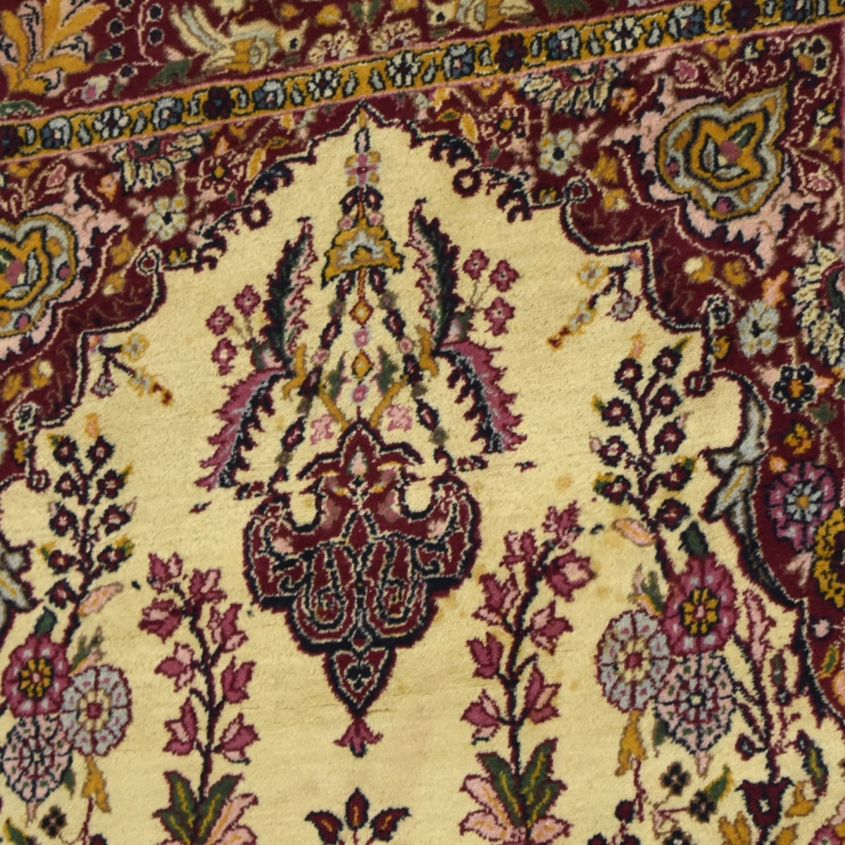 Semi-Antique Kashmir Wool Runner