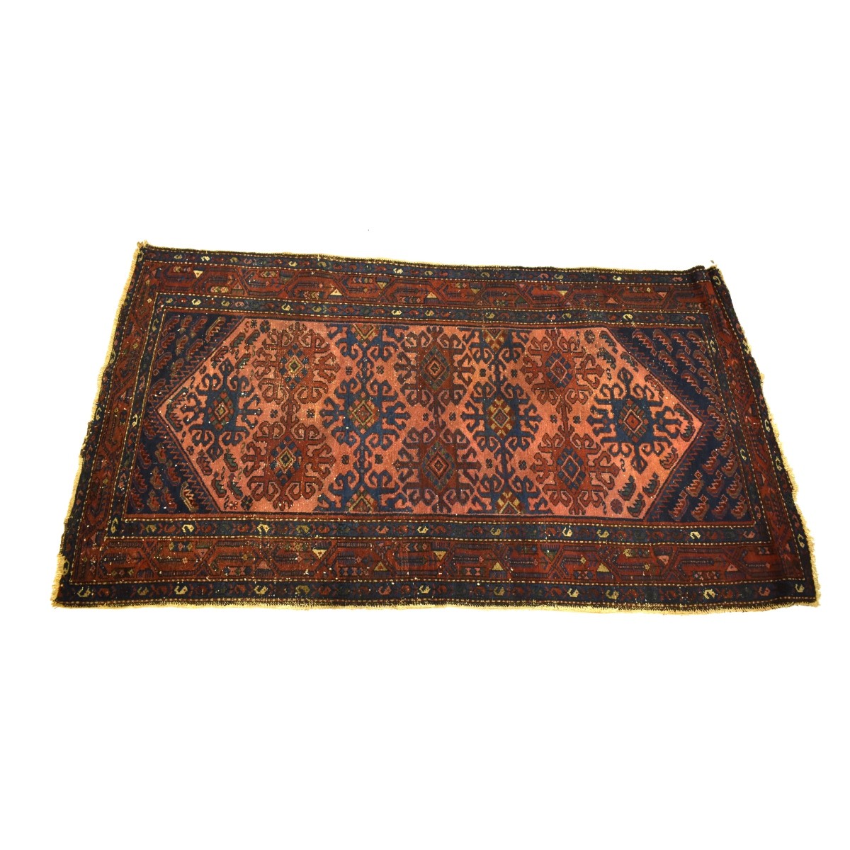 Antique Persian Hamadan Wool Rug