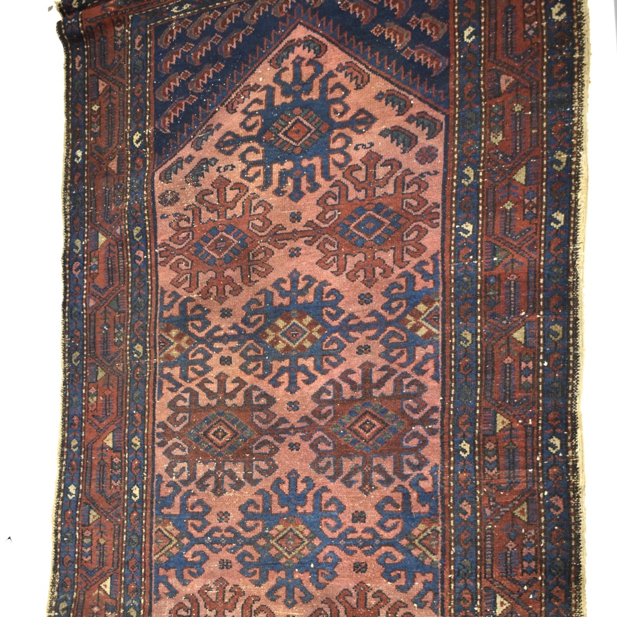 Antique Persian Hamadan Wool Rug