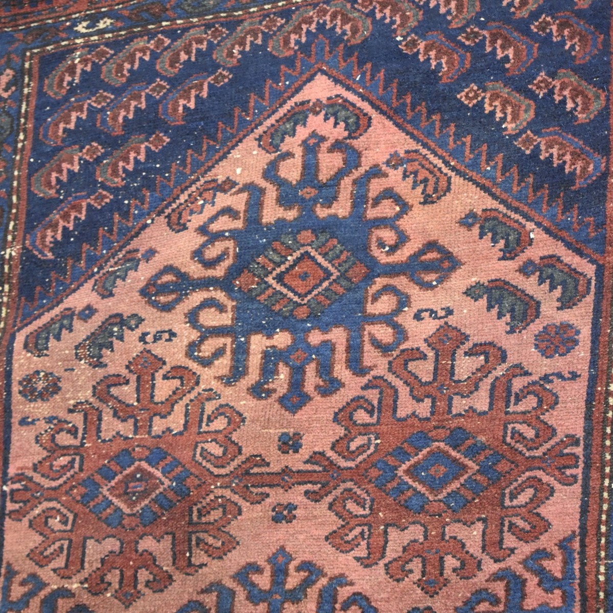 Antique Persian Hamadan Wool Rug