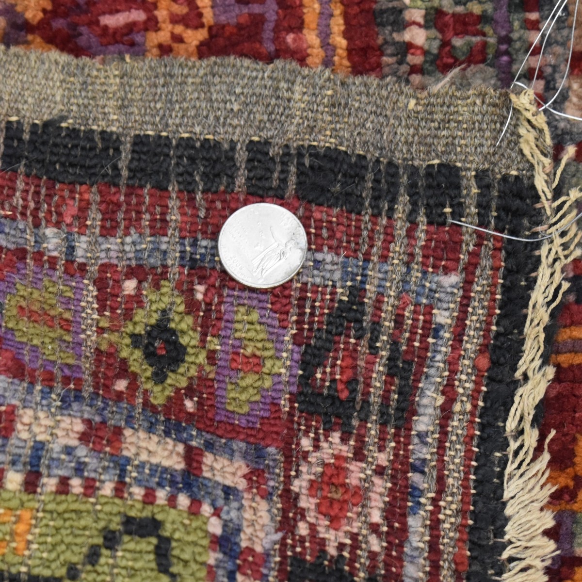 Antique Hungarian Wool Rug