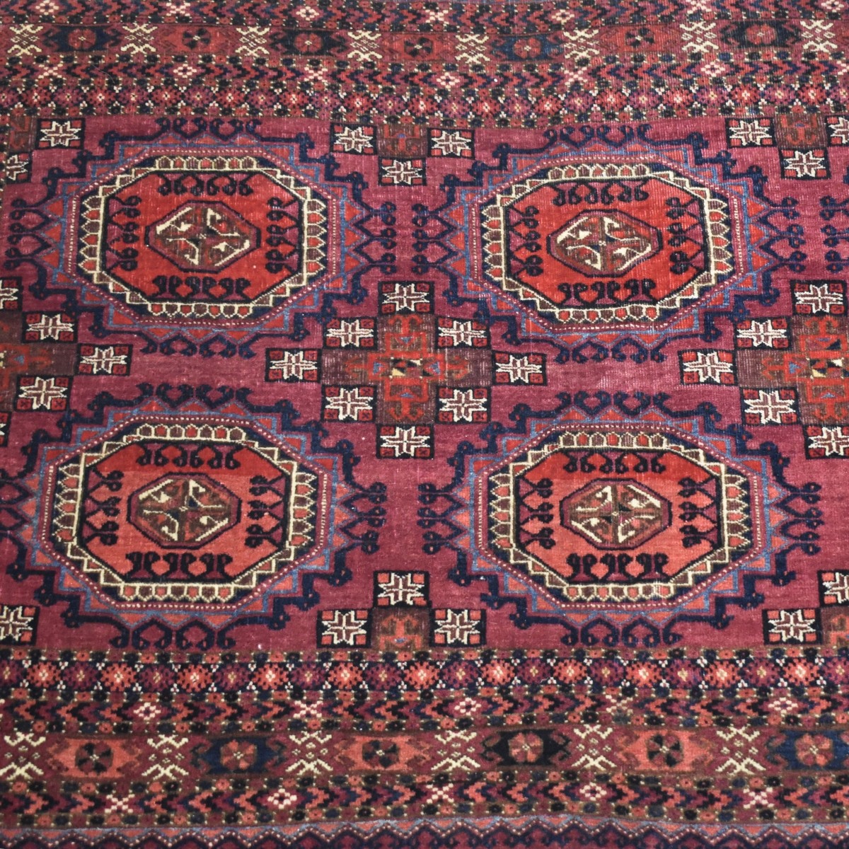 Semi-Antique Bokhara Wool Rug