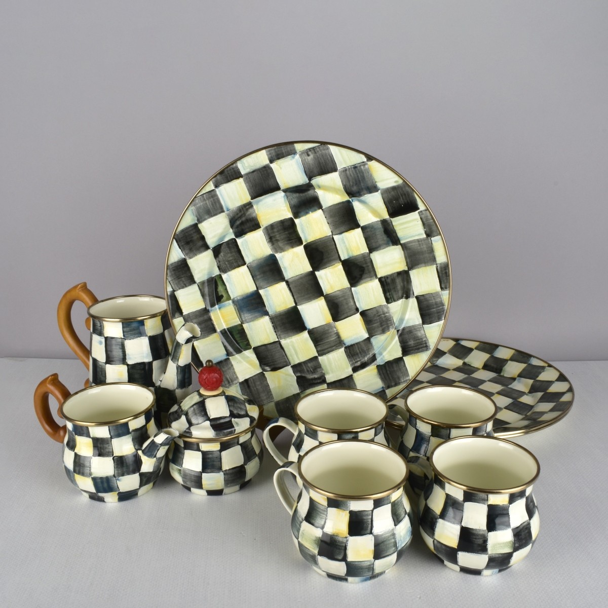 MacKenzie-Childs "Courtly Check" Wares