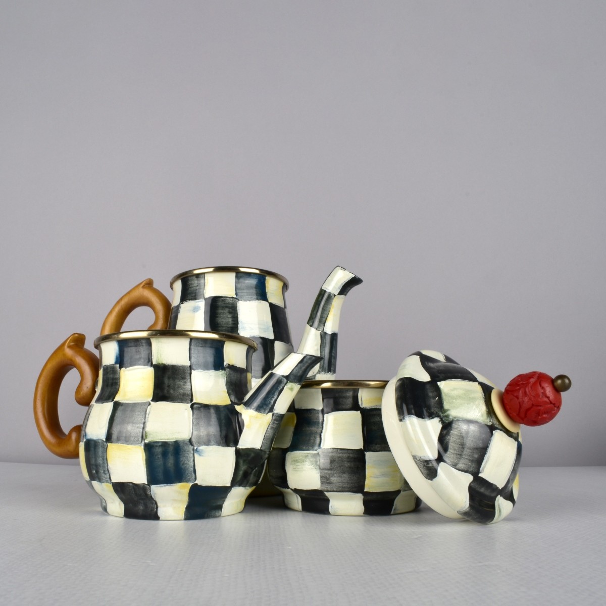 MacKenzie-Childs "Courtly Check" Wares