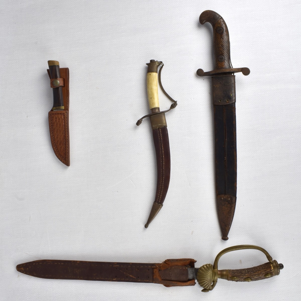 Vintage Knives and Scabbard Sheaths