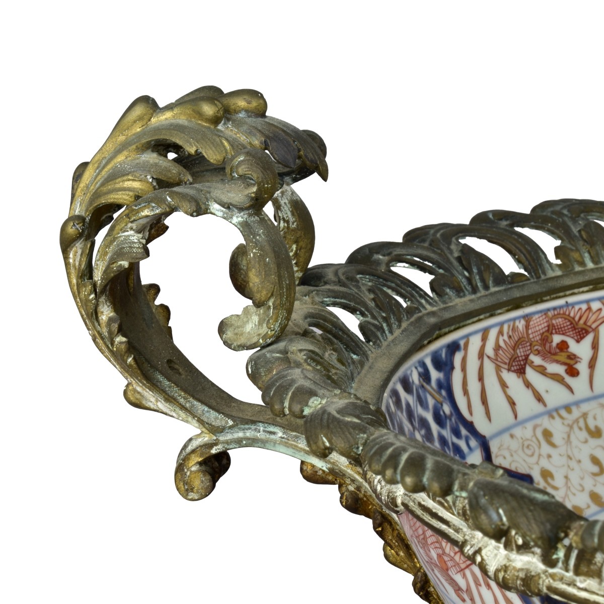 Imari Bronze Mounted Bowl