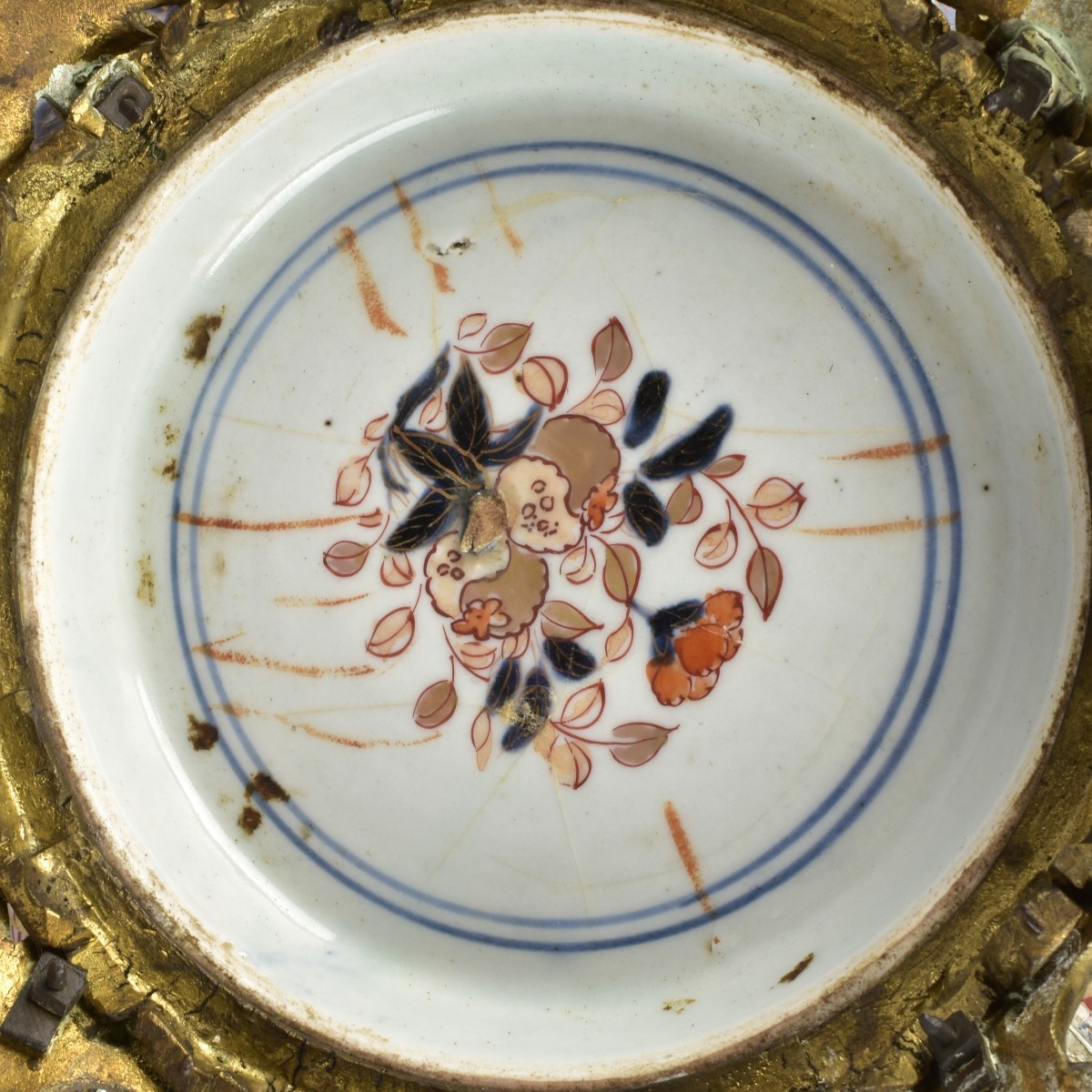 Imari Bronze Mounted Bowl