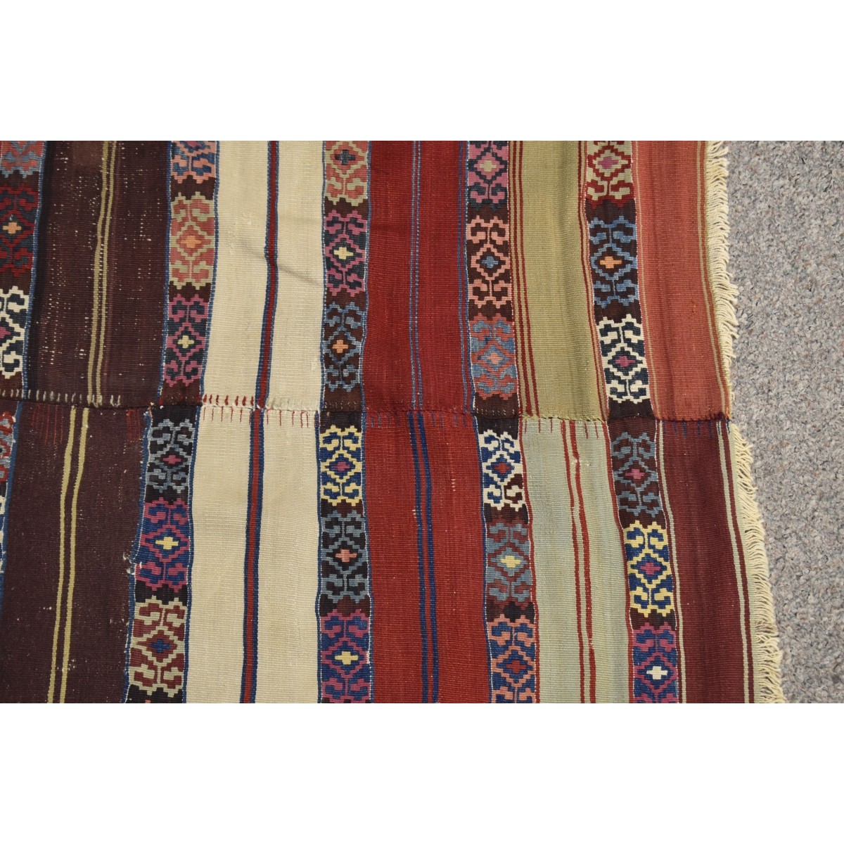 Semi-Antique Persian Kilim Wool Rug