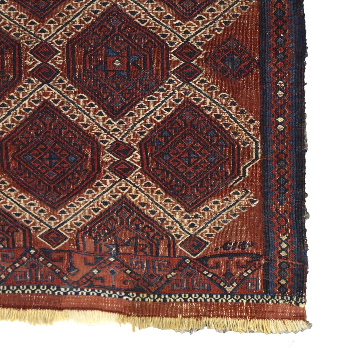 Vintage Turkish Kilim Wool Rug.