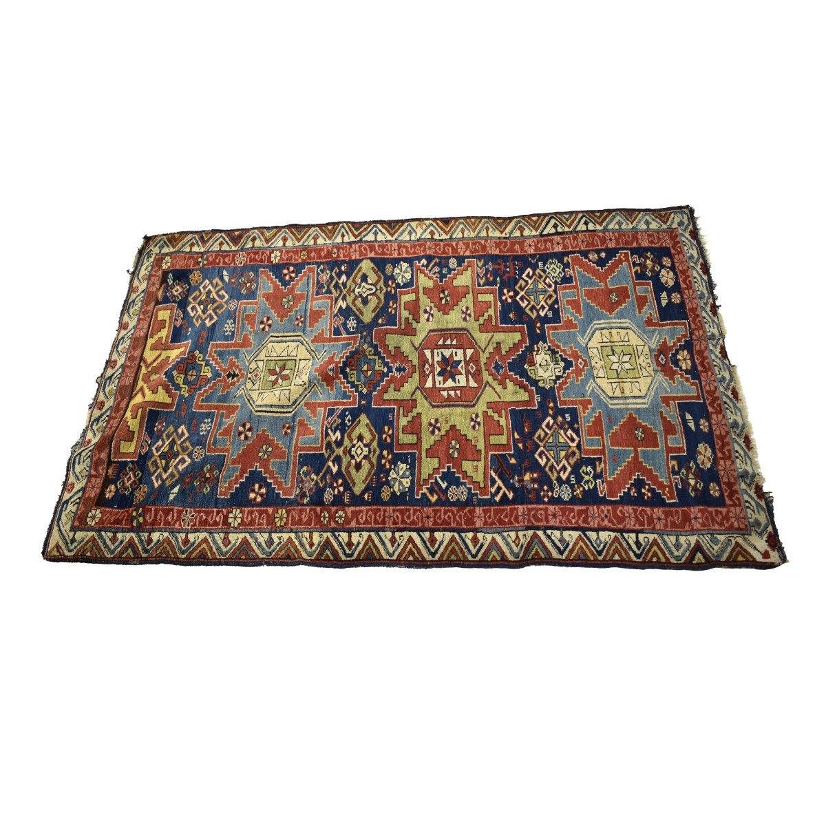 Semi-Antique Turkish Yahyali Wool Rug