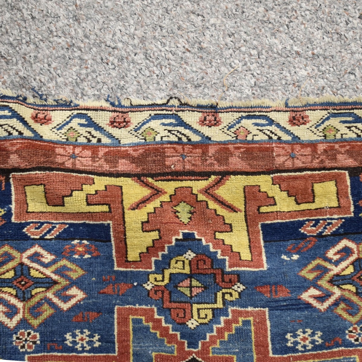 Semi-Antique Turkish Yahyali Wool Rug