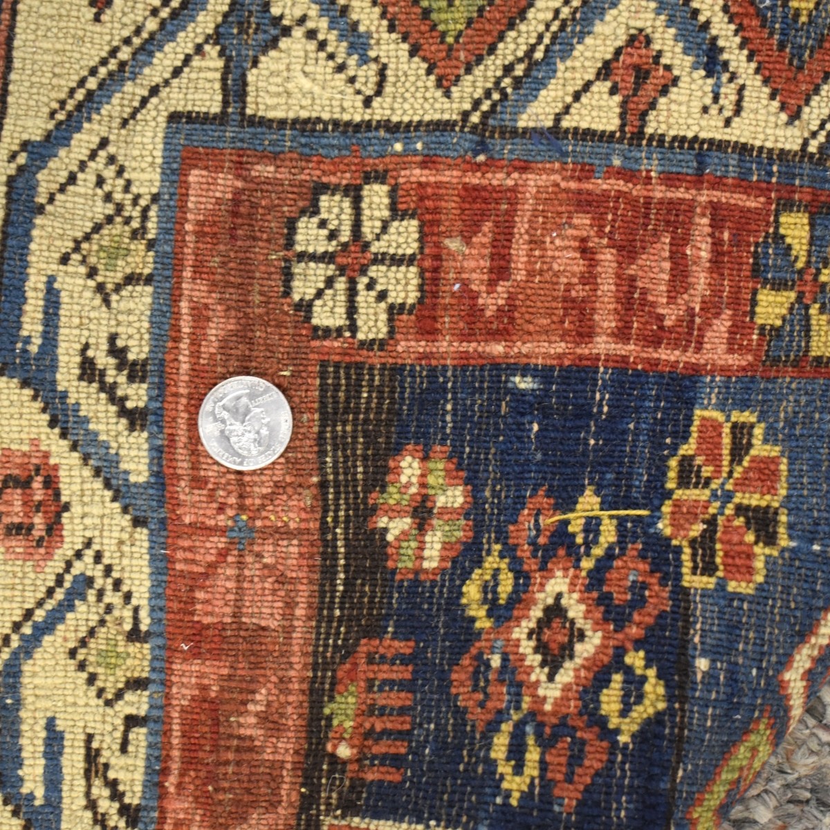 Semi-Antique Turkish Yahyali Wool Rug