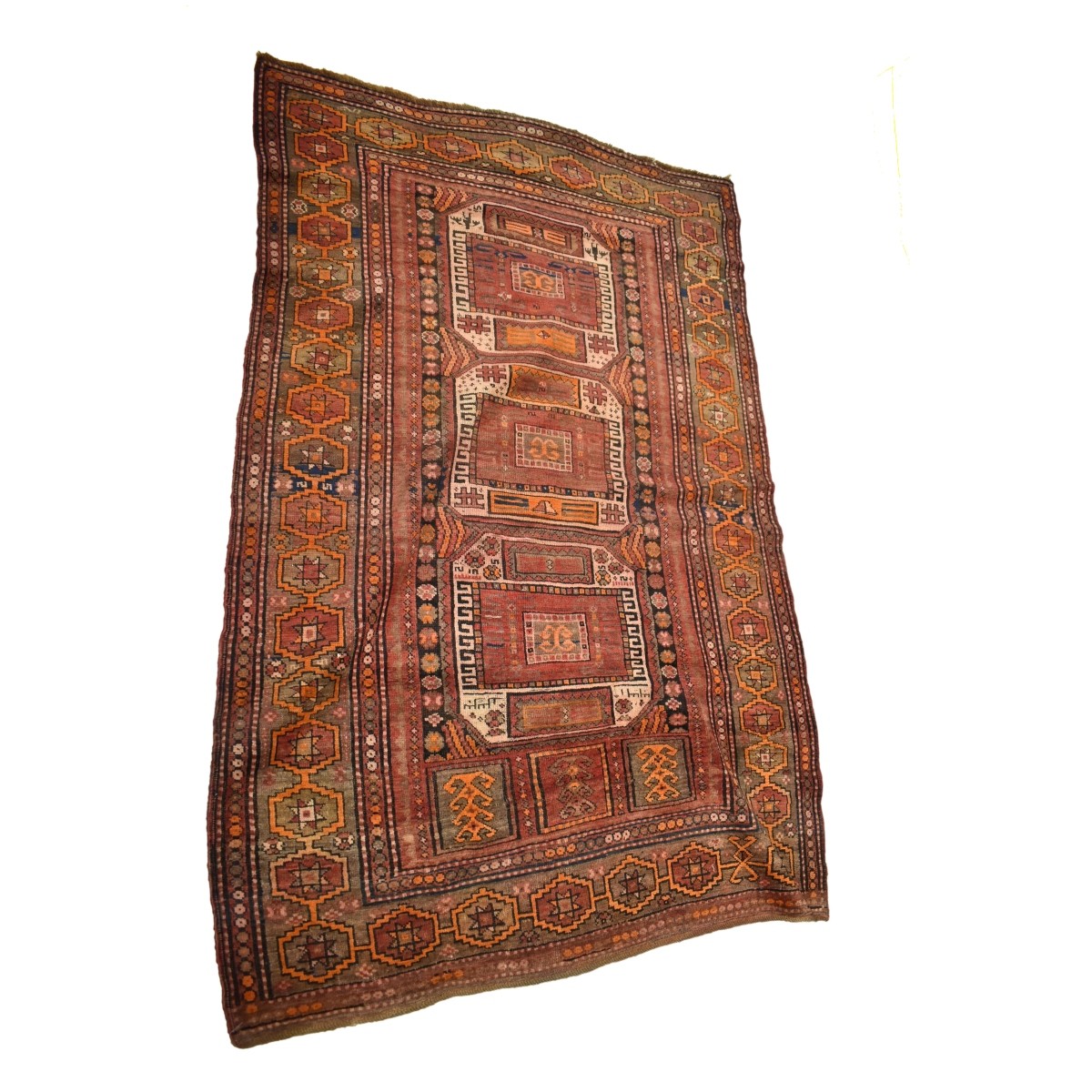 Semi-Antique Caucasian Wool Rug