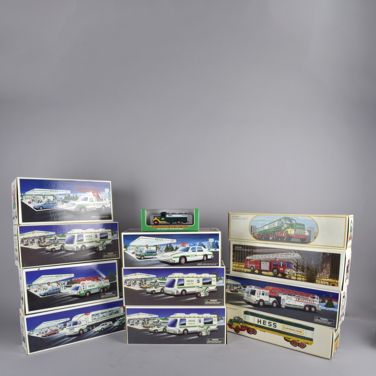 Collection of Hess Toy Trucks