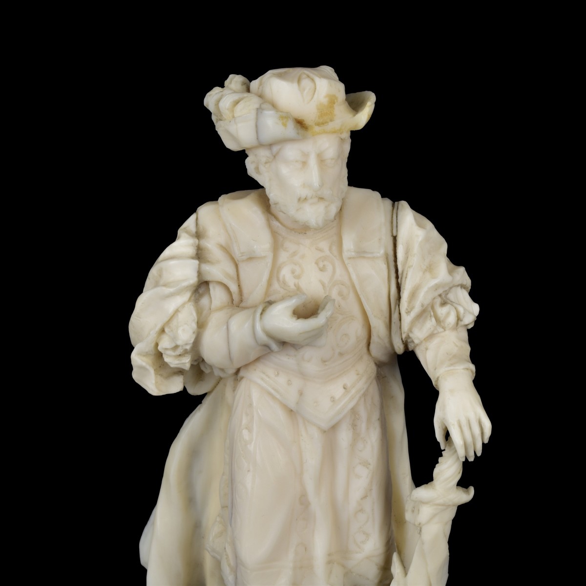 Continental Carving of a Nobleman.