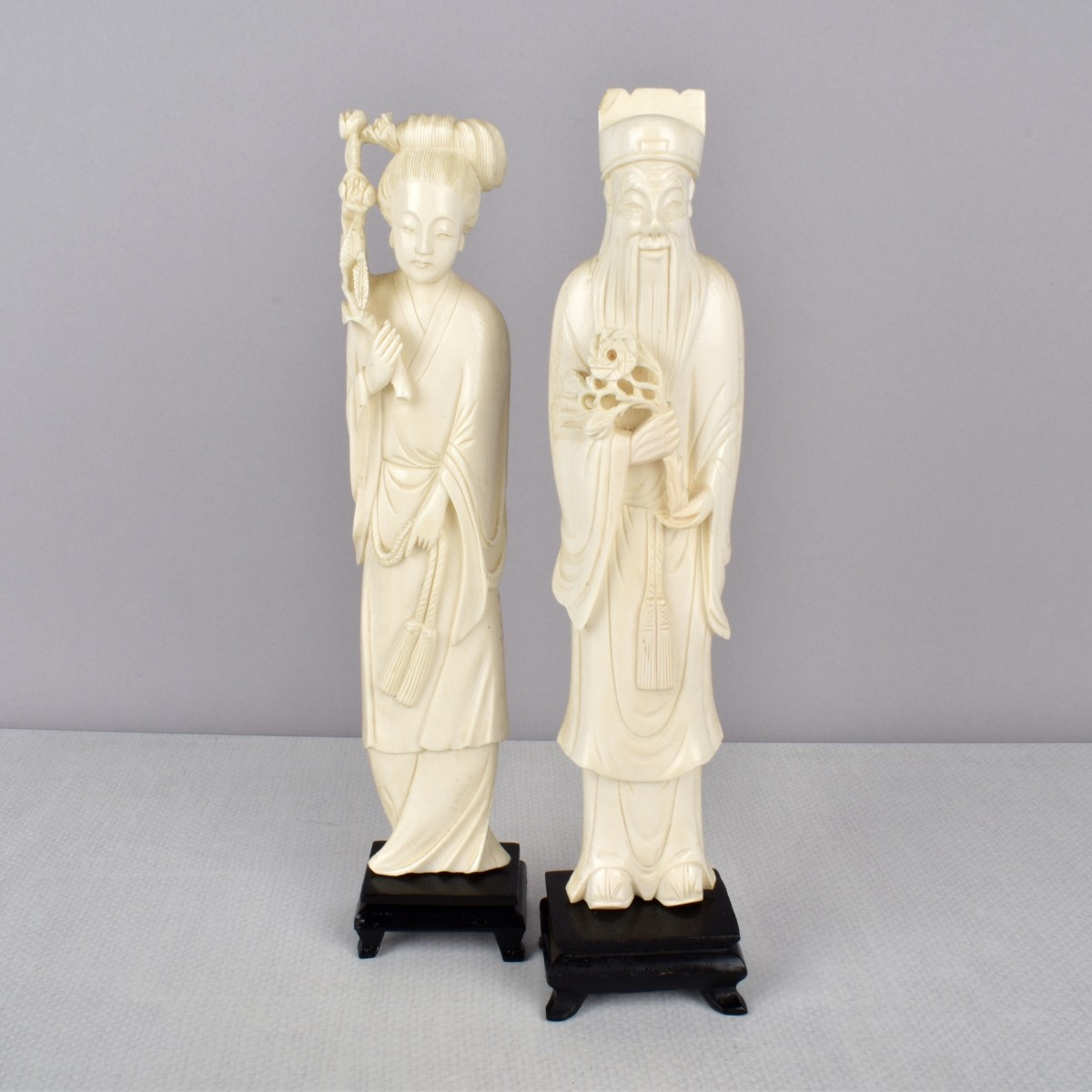 Carved Japanese Figures