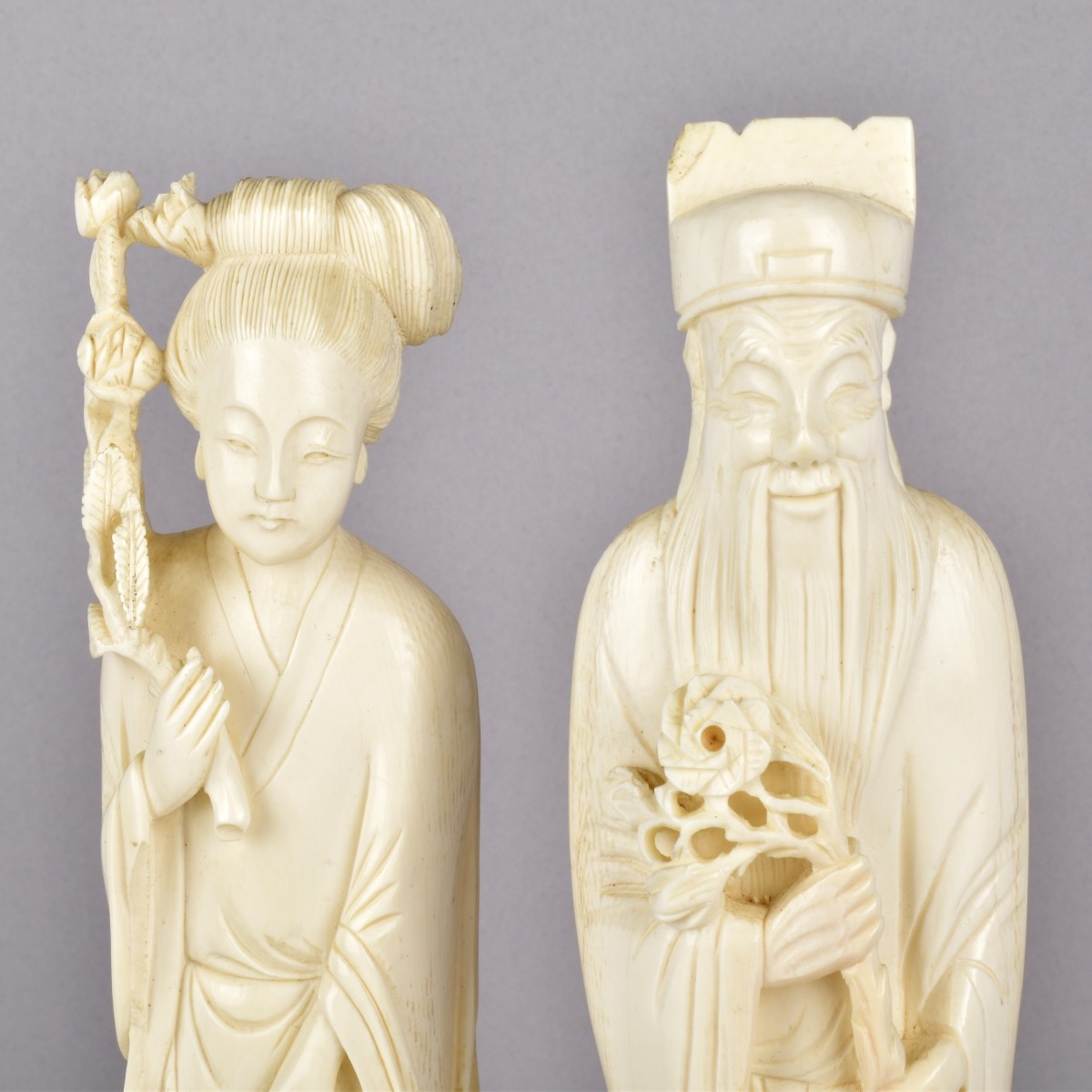 Carved Japanese Figures