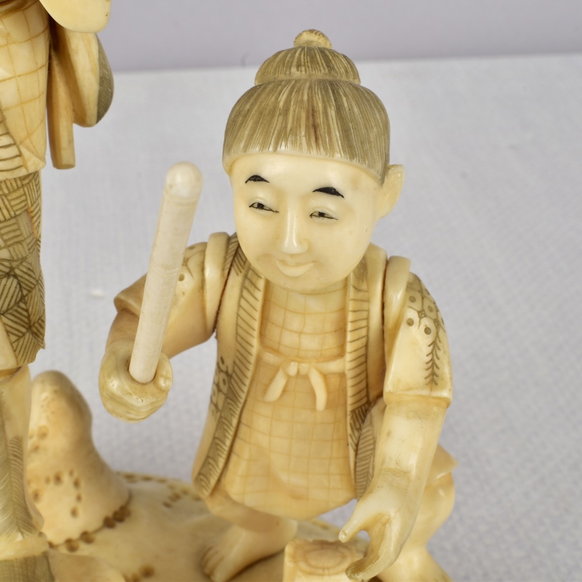 Carved Japanese Figurine