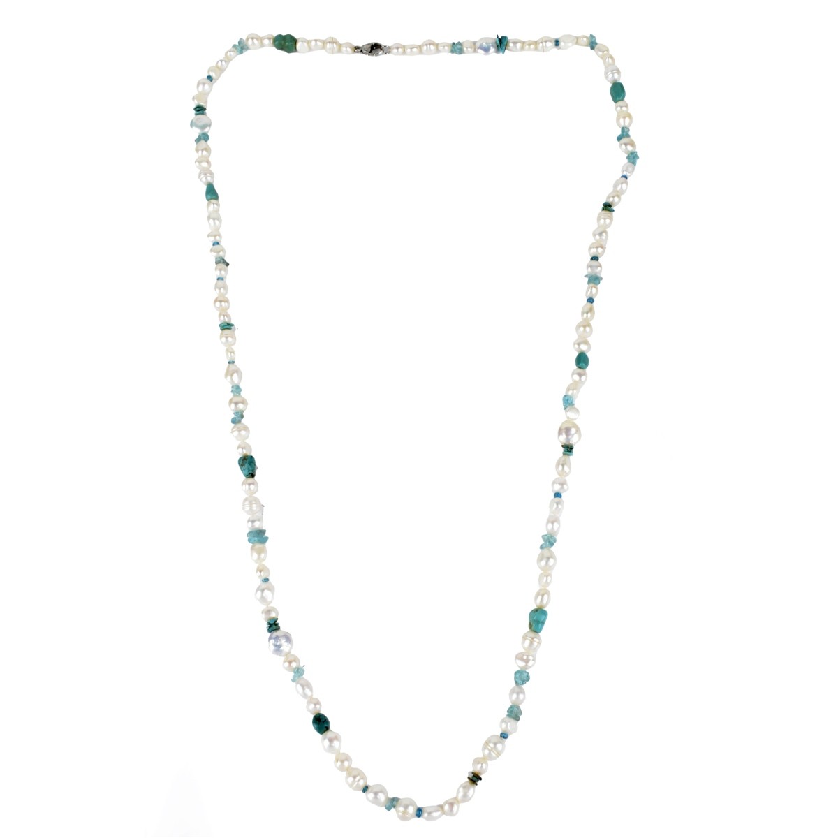 Pearl and Turquoise Necklace